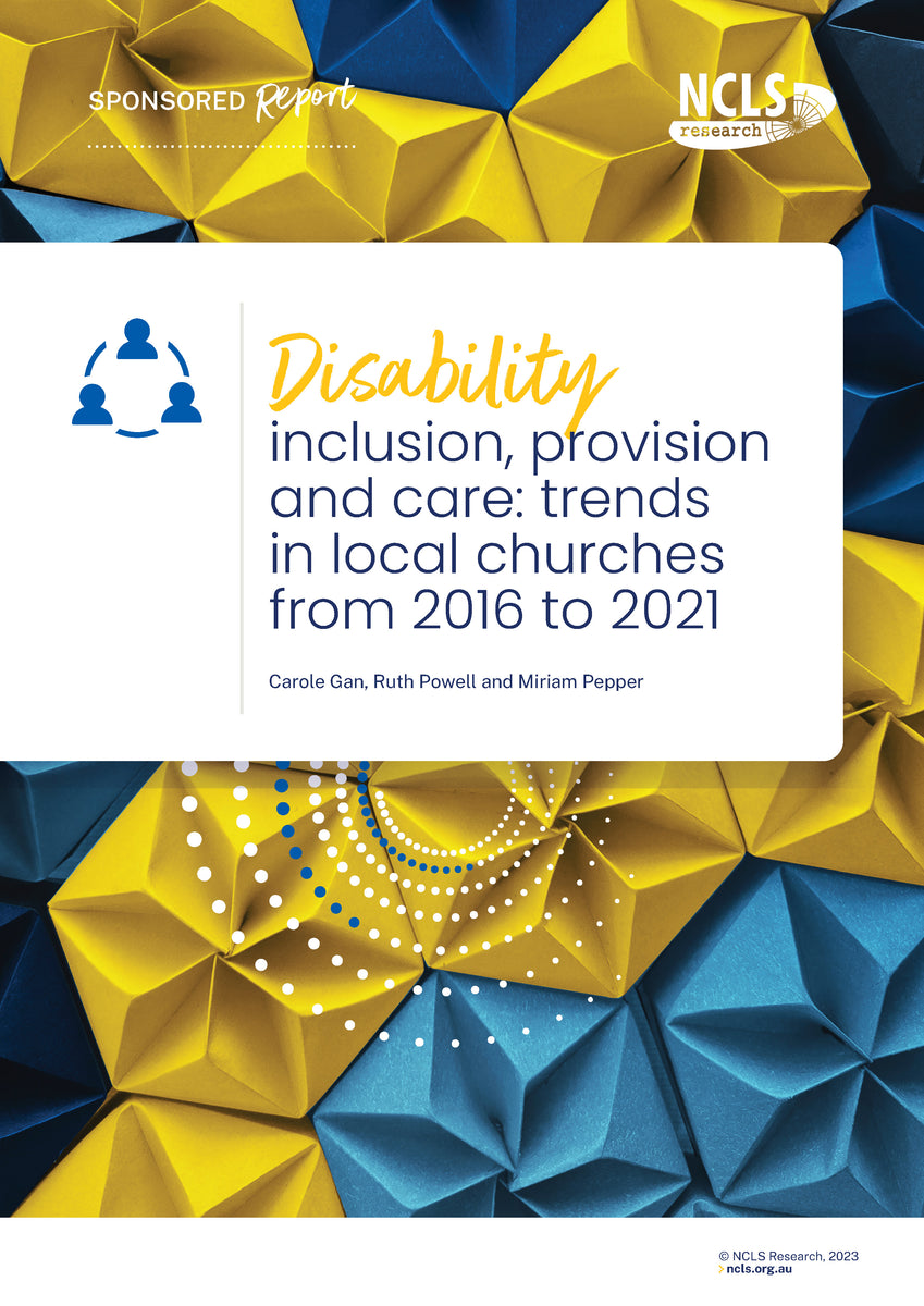 Disability Inclusion, Provision And Care: Trends In Local Churches Fro ...