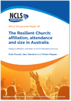 The Resilient Church: affiliation, attendance and size in Australia