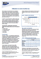 Attitudes to extra-marital sex