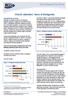 Church attenders’ views of immigrants