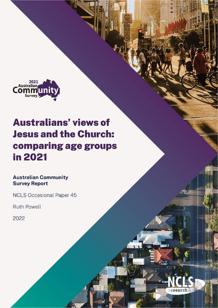 Australians' views of Jesus and the Church: comparing age groups in 2021