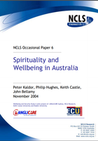 Spirituality and Wellbeing in Australia - Electronic (PDF)