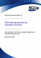 Faith-sharing activities by Australian churches - Electronic (PDF)