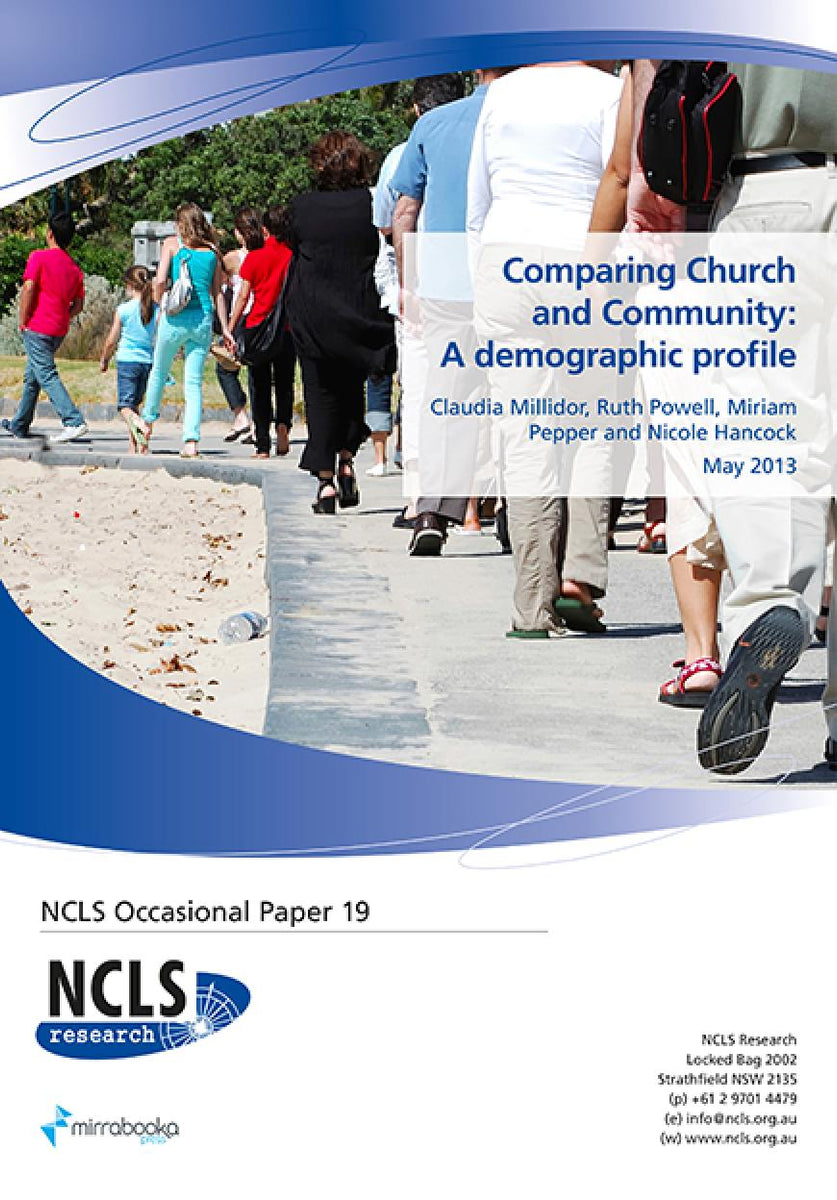 Comparing church and community: A demographic profile in 2011 – NCLS ...