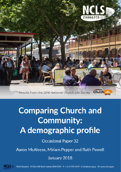 Comparing Church and Community: a Demographic Profile - Electronic (PDF)