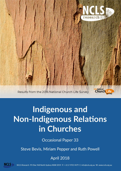 Indigenous and Non-Indigenous Relations in Churches - Electronic (PDF)