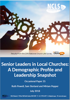 Senior Leaders in Local Churches: A Demographic Profile and Leadership Snapshot - Electronic (PDF)